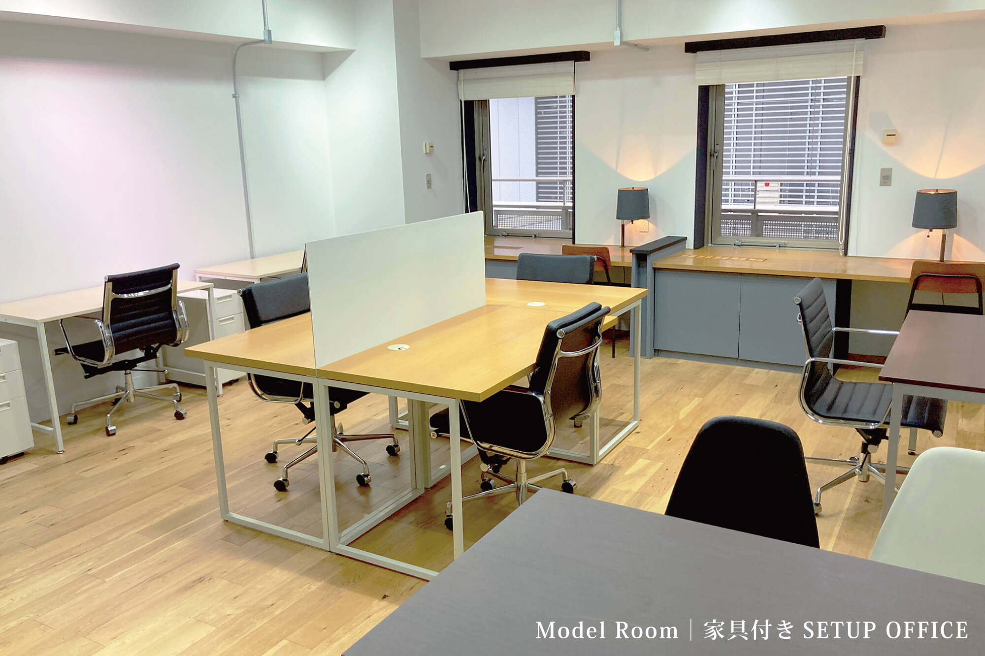 310 Setup office | Model Room　35.14㎡／10.62坪　床：フローリング　天井：スケルトン