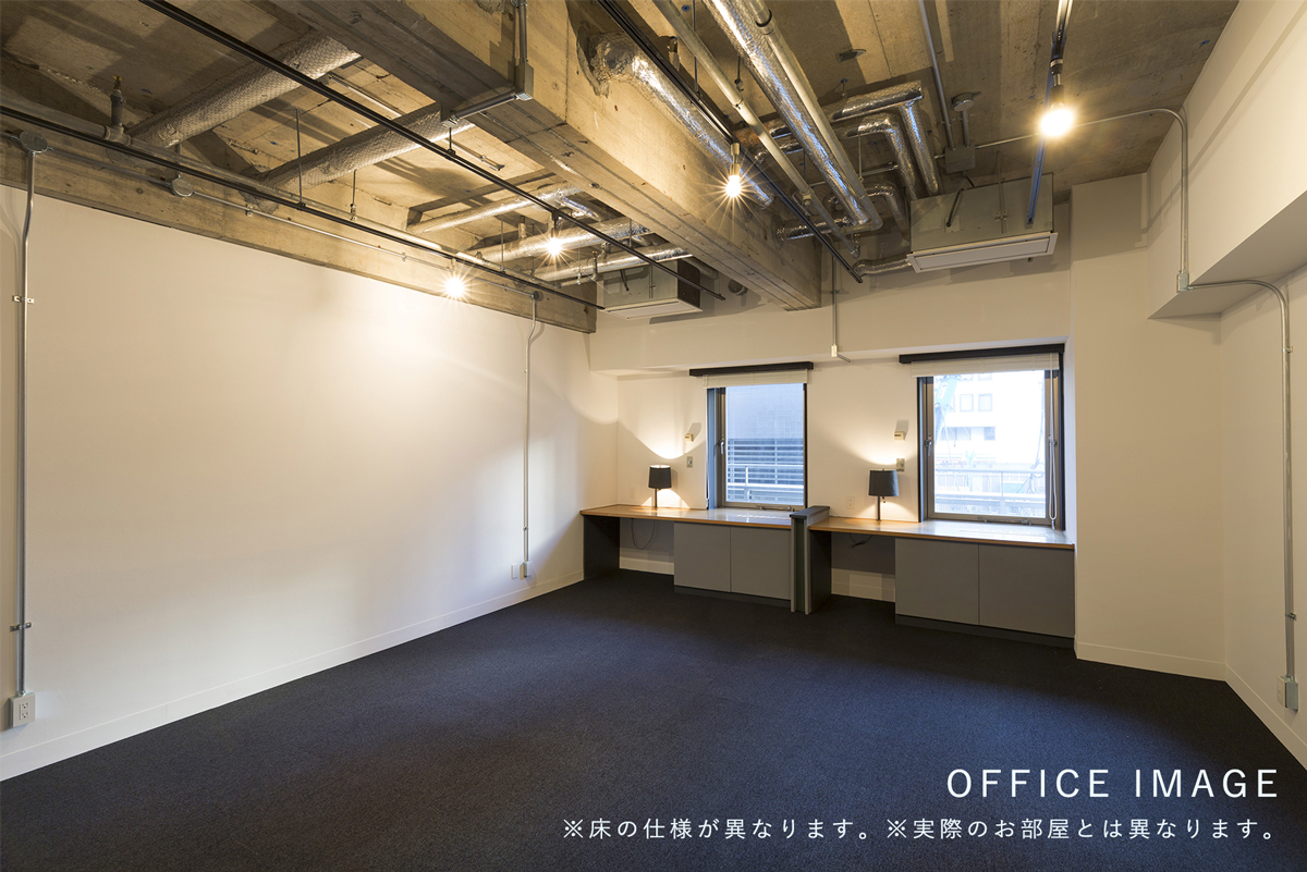 201　office　35.14㎡／10.63坪　床：駆体現し　天井：駆体現し